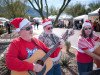 Ocotillo Rain and Thunder Bluegrass Band playing a Christmas gig