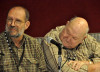 George Gryhn and Tut Taylor at a panel during World of Bluegrass 2010 - photo by Ted Lehmann