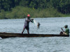 Fishing in a Pirogue on Lake Victoria