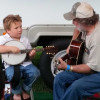 G-man jams with Wayne Henderson at the 2015 Mt. Airy Bluegrass and Old-Time Fiddler's Convention