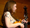 Kelsi Robertson-Harrigill with Flatt Lonesome at Dumplin Valley 2013 - photo by Ted Lehmann