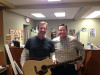 Ted Lewallen with his new Martin D-16 and Joe Mullins at the Fall 2015 Southern Ohio Indoor Music Festival