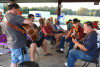 Ernie Evans joins in the jamming at the 2016 Florida Bluegrass Classic - photo © Bill Warren