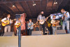 Mountain Faith gets a little help onstage at the March 2016 Newell Lodge Bluegrass Festival - photo by Bill Warren