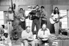 The Bluegrass Experience in 1984, performing at a Jim Hunt for Senate rally in Siler City, NC (Thomas "Snuffy" Smith, Donald Beane, Thomas Edwards, Paul Beane and Patsy Richardson Conklin) - photo courtesy Jeff Davis, The Chatham News