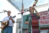 Fred Duggin and Roy Curry with New Tradition at the 2016 Smithville Fiddlers Convention - photo by Bill Conger