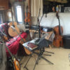 Jeremy Garrett's recording space in his RV