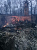 Jack Hatfield's home in Pigeon Forge, YN after the November 28 brush fire came through (11/29/16)