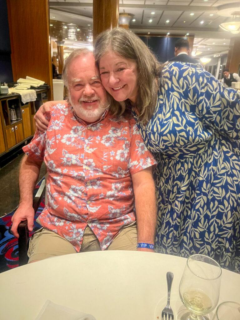 Joe Zauner and Valerie Smith on Danny Stewart's Bluegrass Cruise 2026 - photo © Sandy Hatley