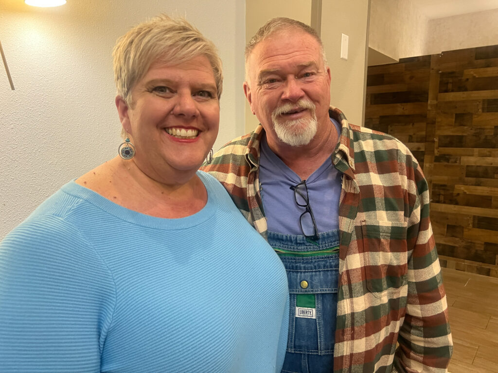 MC Kelle Perry and banjo picker Dale Perry on Danny Stewart's Bluegrass Cruise 2026 - photo © Sandy Hatley