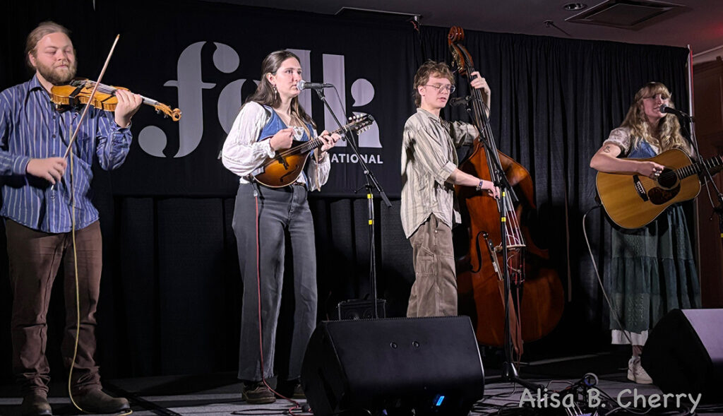 The Cody Sisters at the 2026 Folk Alliance International - photo © Alissa B Cherry
